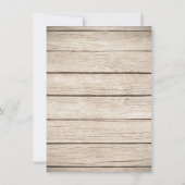 Uniek Baby shower van Rustisch Mason Jar Chalkboar Kaart (Achterkant)