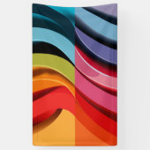 Uniek bannerontwerp spandoek (Verticaal)