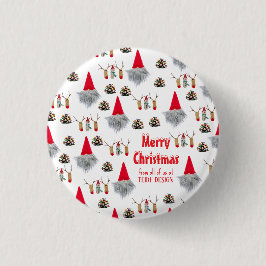 Uniek bedrijf Kerstmis klanten cadeau knoppen Ronde Button 3,2 Cm