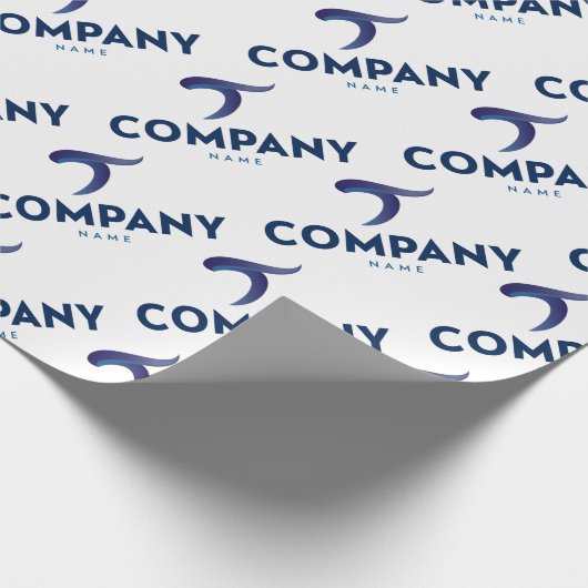 Uniek bedrijfmerk inpakpapier (Hoek)