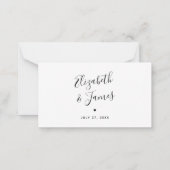 UNIEK BEGROTING Niet-traditioneel leuk idee voor g Notitiekaartje (Achterkant)