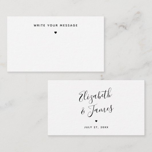 UNIEK BEGROTING Niet-traditioneel leuk idee voor g Notitiekaartje (Voorkant / Achterkant)