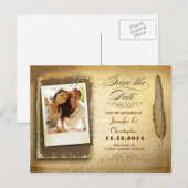  Uniek Bewaar de datum Foto briefkaarten kaarten (Voorkant / Achterkant)