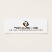 Uniek Bladwijzer voor boomgaarden Mini Visitekaartjes (Achterkant)