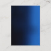 Uniek blauw rood, modern visitekaartje (Achterkant)