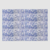 Uniek blauwkonijnenkonijn - Floral Animal Pattern Tissuepapier (Voorkant)