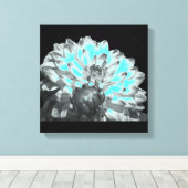 Uniek bloemencanvas canvas afdruk (Insitu (Houten vloer))