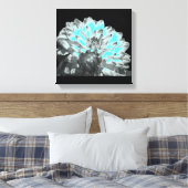 Uniek bloemencanvas canvas afdruk (Insitu (Slaapkamer))