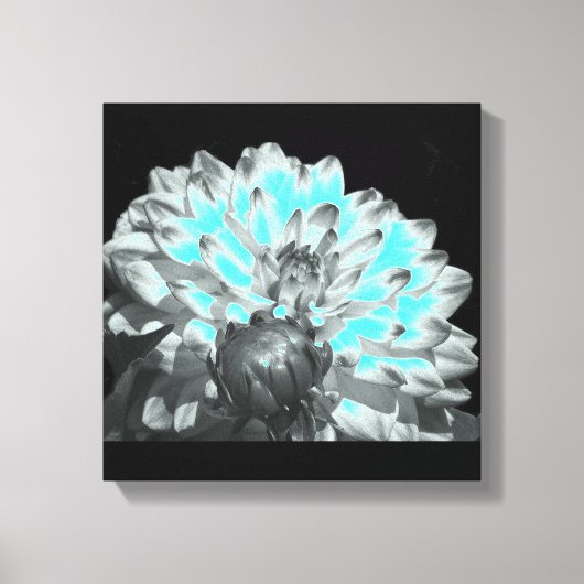 Uniek bloemencanvas canvas afdruk (Voorkant)