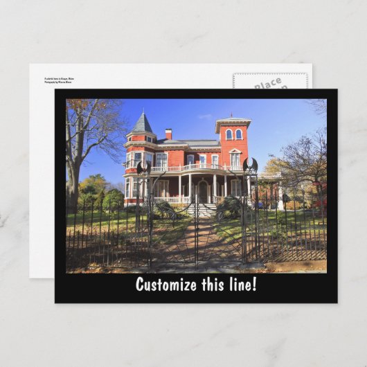 Uniek boven briefkaart (Voorkant / Achterkant)