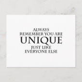 uniek briefkaart (Voorkant)