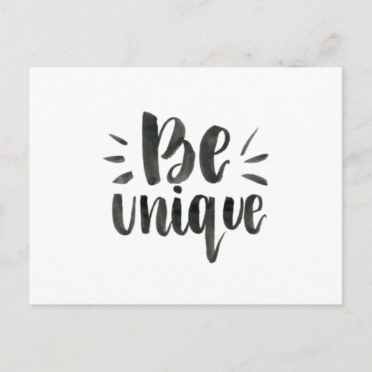 uniek briefkaart (Voorkant)