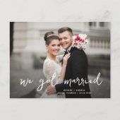 uniek briefkaart voor de aankondiging van de manus (Voorkant)