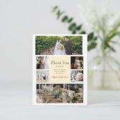 Uniek bruiloft wenskaart feestdagenkaart (Staand voorkant)