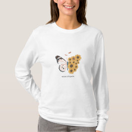 Uniek Butterfly Design Gepersonaliseerd T-shirt