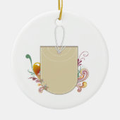 Uniek Cadeau voor doe-het-zelfmakers Keramisch Ornament (Voorkant)