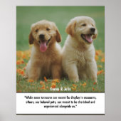 Uniek cadeau voor hondenliefhebbers, Prints ter na (Voorkant)