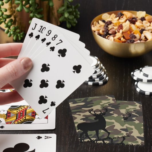 Uniek Camo-ontwerp - Deck van aangepaste speelkaar Pokerkaarten (Insitu)