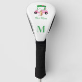 Uniek Charmant Beste Moeder Golf Winkelwagen Monog Golfheadcover (Voorkant)