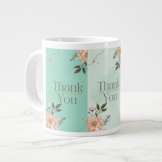 Uniek chic cadeau grote koffiekop (Links)