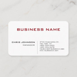 Uniek Chic Manager-Visitekaartje Visitekaartje