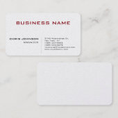 Uniek Chic Manager-Visitekaartje Visitekaartje (Voorkant / Achterkant)