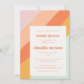 Uniek Chic Retro Pastel Vrijgezellenfeest Kaart (Voorkant)