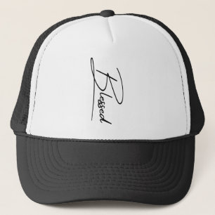 Uniek Christelijk Faith 'Blessed' Vertical Design Trucker Pet