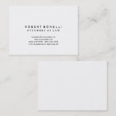 Uniek Chubby klassiek wit eenvoudig Visitekaartje (Voorkant / Achterkant)