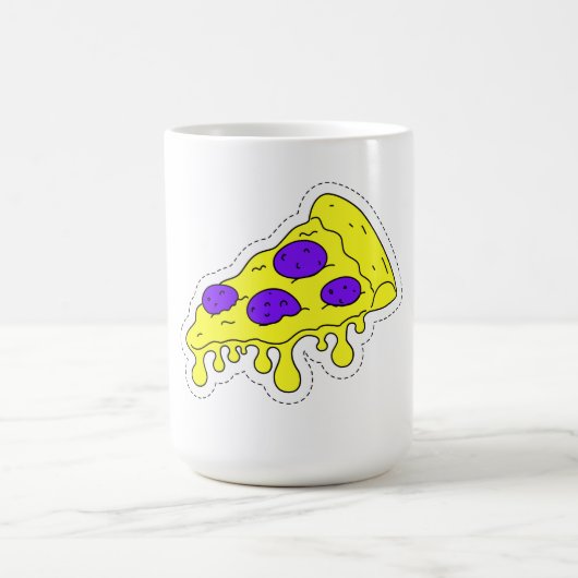 Uniek & Cool Crazy Mok Ontwerp: Levendig Abstract (Center)