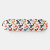Uniek Cool Paard Liefhebber Design Skateboard (Horizontaal)