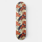Uniek Cool Paard Liefhebber Design Skateboard (Voorkant)