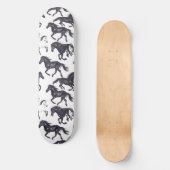 Uniek Cool Paard Liefhebber Design Skateboard (Voorkant)