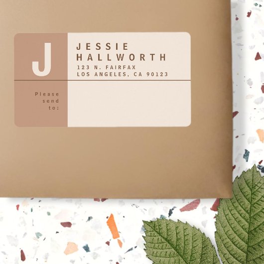 Uniek Creative Return-adres Verzending Etiket