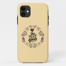 Uniek damesdesign met een positieve boodschap Case-Mate iPhone case