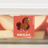 Uniek De Eenhoorn Staande Trots Labels (Aangebracht)