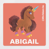 Uniek De Eenhoorn Staande Trots Labels (Design 1)