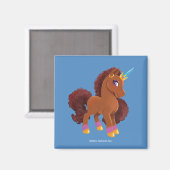 Uniek De Eenhoorn Staande Trots Magneet (Voorkant / Achterkant)