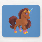 Uniek De Eenhoorn Staande Trots Muismat (Voorkant)