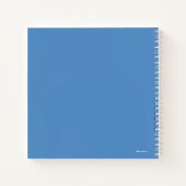 Uniek De Eenhoorn Staande Trots Notitieboek (Achterkant)