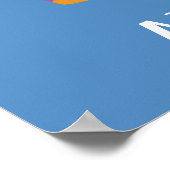 Uniek De Eenhoorn Staande Trots Poster (Hoek)