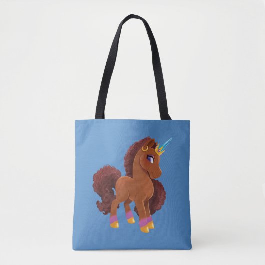 Uniek De Eenhoorn Staande Trots Tote Bag (Voorkant)