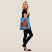 Uniek De Eenhoorn Staande Trots Tote Bag (Op model)