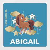 Uniek de eenhoorn sterren & wolken labels (Design 1)