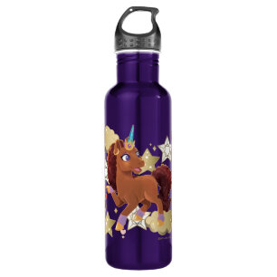 Uniek de eenhoorn sterren & wolken waterfles 