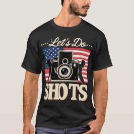 Uniek design fotograaf dag shirt