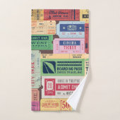 Uniek design liefhebbers Bioscoop tickets Rustiek Bad Handdoek (Handdoek)