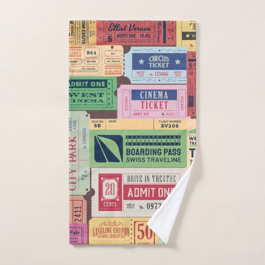 Uniek design  liefhebbers Bioscoop tickets Rustiek Bad Handdoek (Handdoek)