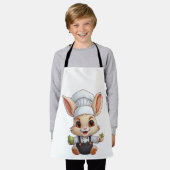 Uniek Dierenvriend Art Schattige Chef Bunny Schort (Gedragen)