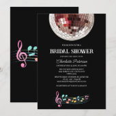 Uniek Disco-Vrijgezellenfeest met Retrostijl Kaart (Voorkant / Achterkant)